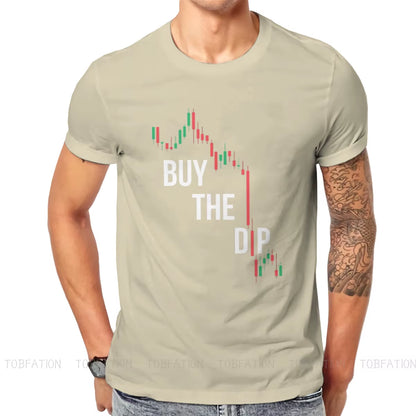 Buy the Dip BTFD Bitcoin Cryptocurrency Meme T Shirt Vintage Graphic Oversized O-Neck Tshirt Top Sell Harajuku Men'S Streetwear
