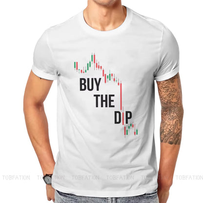 Buy the Dip BTFD Bitcoin Cryptocurrency Meme T Shirt Vintage Graphic Oversized O-Neck Tshirt Top Sell Harajuku Men'S Streetwear