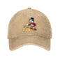 Scrooge Mcduck Picsou save Bitcoin Casual Baseball Cap Summer Donald Duck Trucker Hat Snapback Cap Female Male Y2K Baseball Caps